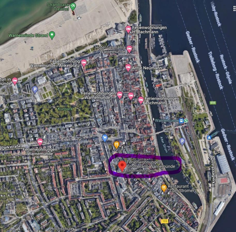 Meeresbriese Warnemuende Rostock Exterior foto